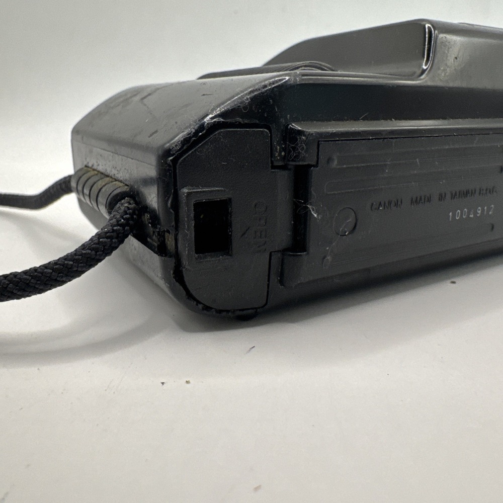 Canon Sprint Auto Focus 35MM Film Camera in Black w/ Cord Untested READ - Picture 8 of 8